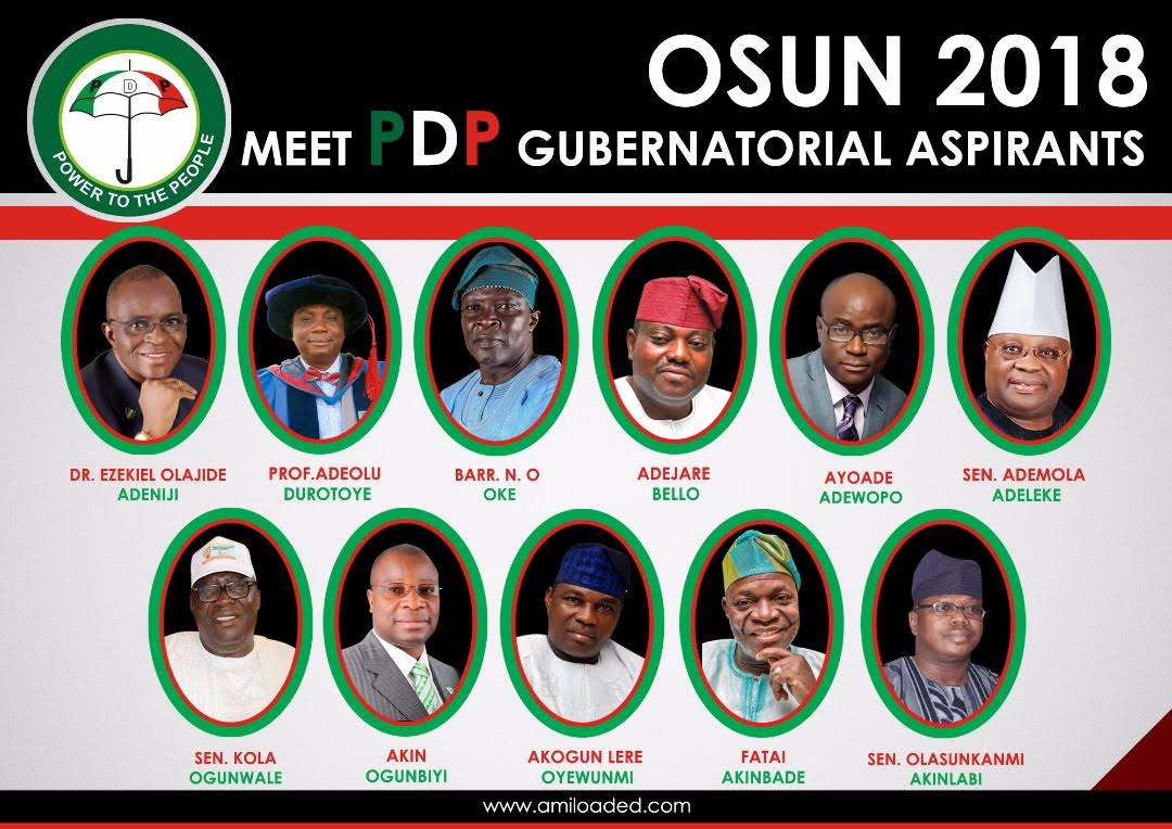 Online Voting Poll: Vote Osun PDP Aspirant Of Your Choice Ahead of July ...