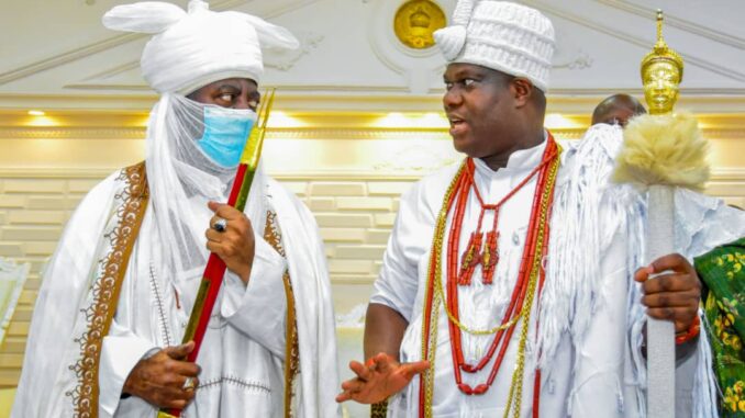 Read What Ooni Told Emir Of Kano About Deposed Emir Sanusi And His Emergence