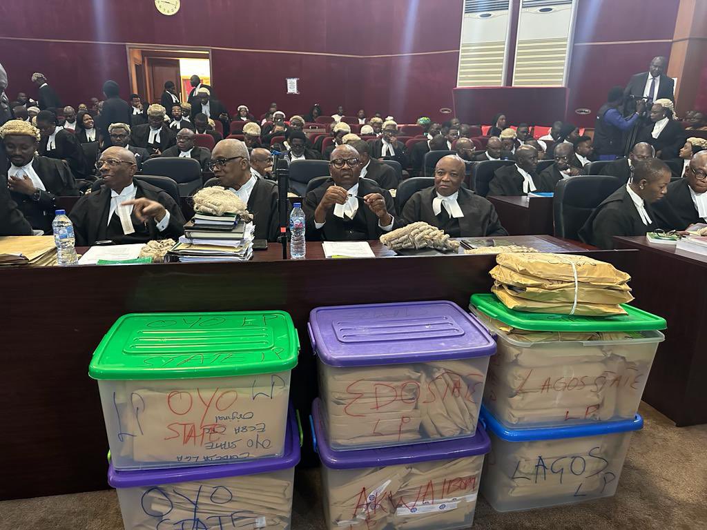 2023 elections Tribunal Admits Results From Seven States Tendered By